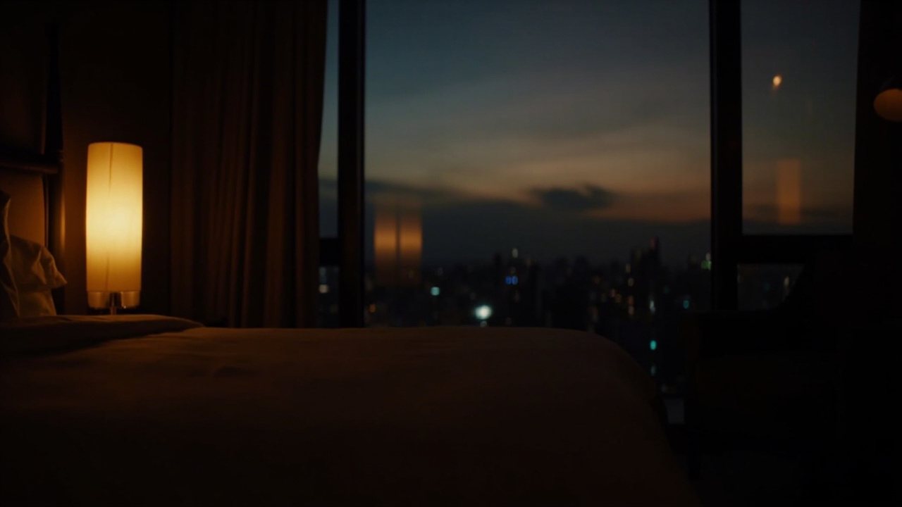 黄昏时分的精品套房